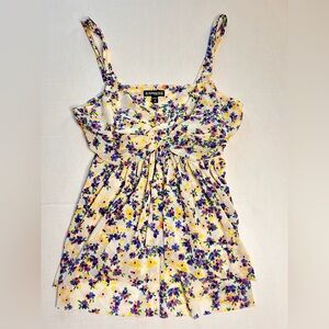 Y2K Floral Babydoll Tank Top Express